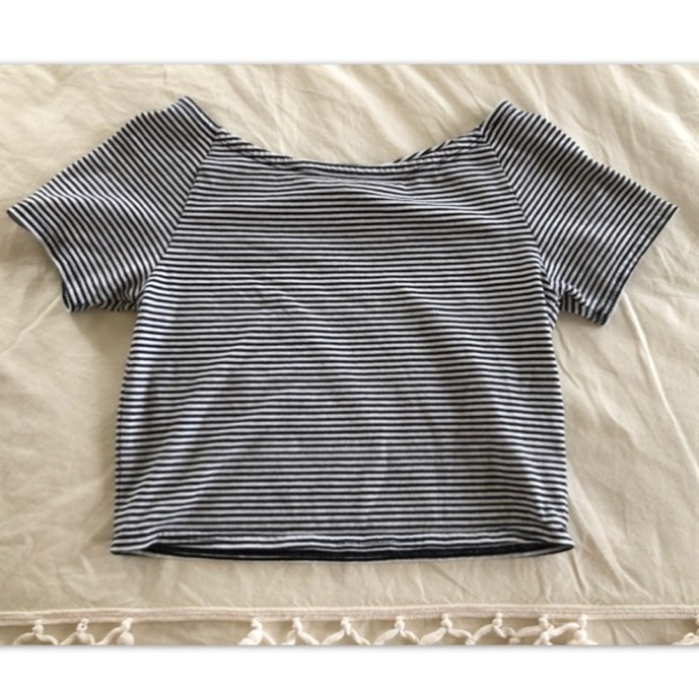 Striped Crop Top
